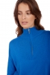 Kasjmier dames kasjmier pullover met v hals groseille tetbury blue xs