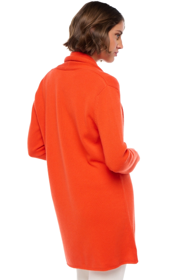 Kasjmier dames kasjmier dikke trui fauve bloody orange 2xl