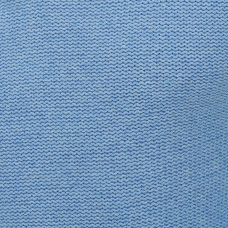 Kasjmier heren kasjmier pullover met kol lucas chinees azuur blauw 2xl