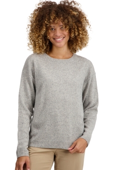 Kameel  dames kasjmier pullover met ronde hals thelma