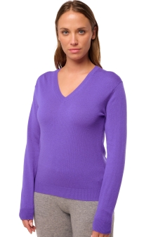 Kasjmier  dames kasjmier pullover met v hals tessa first