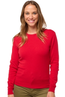 Kasjmier  dames kasjmier pullover met ronde hals thalia first