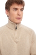  heren kasjmier polo stijl pullover natural viero natural winter dawn m