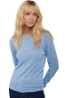 Kasjmier dames kasjmier basic pullovers voor lage prijzen thalia first powder blue s