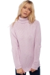 Kasjmier dames kasjmier dikke trui vicenza lilas licht roze 2xl