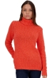 Kasjmier dames kasjmier dikke trui vicenza peach bloody orange l