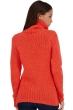 Kasjmier dames kasjmier dikke trui vicenza peach bloody orange xl