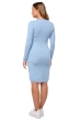 Kasjmier dames kasjmier jurken trinidad first powder blue s