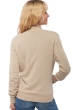 Kasjmier dames kasjmier met rits en capuchon akemi anthraciet gemeleerd natural beige 2xl