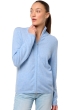 Kasjmier dames kasjmier met rits en capuchon thames first powder blue 2xl