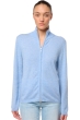 Kasjmier dames kasjmier met rits en capuchon thames first powder blue m