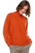 Kasjmier dames kasjmier pullover met kol amarillo marmelade l