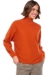 Kasjmier dames kasjmier pullover met kol amarillo marmelade l