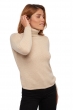 Kasjmier dames kasjmier pullover met kol carla natural beige xl