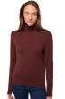 Kasjmier dames kasjmier pullover met kol tale first cinnabar 2xl