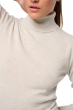 Kasjmier dames kasjmier pullover met kol tale first fluo white s