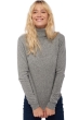 Kasjmier dames kasjmier pullover met kol tale first light grey s