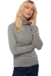 Kasjmier dames kasjmier pullover met kol tale first light grey s