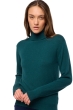 Kasjmier dames kasjmier pullover met kol tale first vert emeraude 2xl