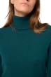 Kasjmier dames kasjmier pullover met kol tale first vert emeraude 2xl