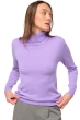 Kasjmier dames kasjmier pullover met kol tale first violine purple 2xl