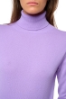 Kasjmier dames kasjmier pullover met kol tale first violine purple l