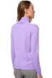 Kasjmier dames kasjmier pullover met kol tale first violine purple l