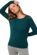 Kasjmier dames kasjmier pullover met ronde hals tennessy first vert emeraude 2xl