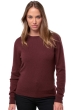 Kasjmier dames kasjmier pullover met ronde hals thalia first cinnabar m