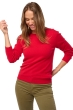 Kasjmier dames kasjmier pullover met ronde hals thalia first deep red l