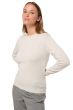 Kasjmier dames kasjmier pullover met ronde hals thalia first fluo white 2xl