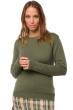 Kasjmier dames kasjmier pullover met ronde hals thalia first kaki 2025 2xl