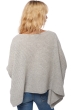 Kasjmier dames kasjmier pullover met ronde hals veel flanel grijs gemeleerd l