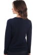 Kasjmier dames kasjmier pullover met v hals emma donker marine 