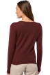 Kasjmier dames kasjmier pullover met v hals tessa first cinnabar l