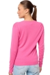 Kasjmier dames kasjmier pullover met v hals tessa first flashy rose 2xl