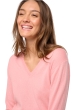 Kasjmier dames kasjmier pullover met v hals tessa first tea rose s