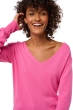 Kasjmier dames kasjmier pullover met v hals trieste first flashy rose m