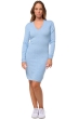 Kasjmier dames kasjmier pullover met v hals trinidad first powder blue s