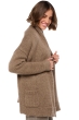 Kasjmier dames kasjmier vesten vienne natural stone natural brown m