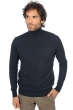 Kasjmier heren kasjmier pullover met kol tarry first donker marine 2xl