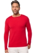 Kasjmier heren kasjmier pullover met ronde hals tao first deep red 2xl