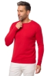 Kasjmier heren kasjmier pullover met ronde hals tao first deep red 2xl