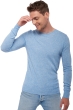 Kasjmier heren kasjmier pullover met ronde hals tao first powder blue 2xl