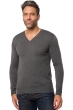 Kasjmier heren kasjmier pullover met v hals tor first dark grey 2xl