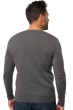 Kasjmier heren kasjmier pullover met v hals tor first dark grey m