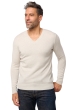 Kasjmier heren kasjmier pullover met v hals tor first fluo white l