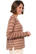 Linnen dames kasjmier pullover met v hals sullivan latte s