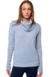 Yak dames kasjmier pullover met kol zenica hemels blauw m