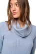 Yak dames kasjmier pullover met kol zenica hemels blauw m